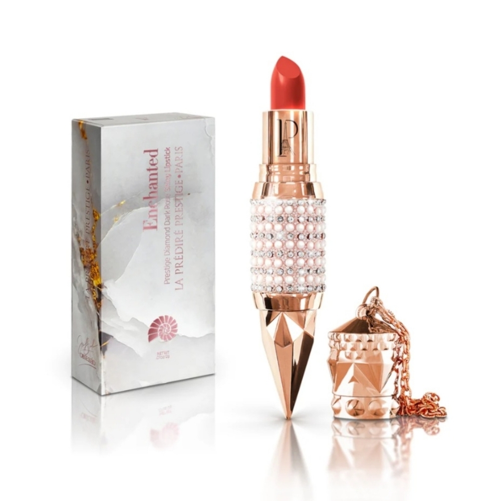 La Prestige Paris Enchanted Kisses Lipstick - Dark Rose